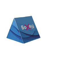 Pudełko tójkątne poziome