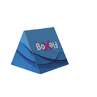 Pudełko tójkątne poziome