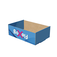 Pudełko tacka z zatrzaskami